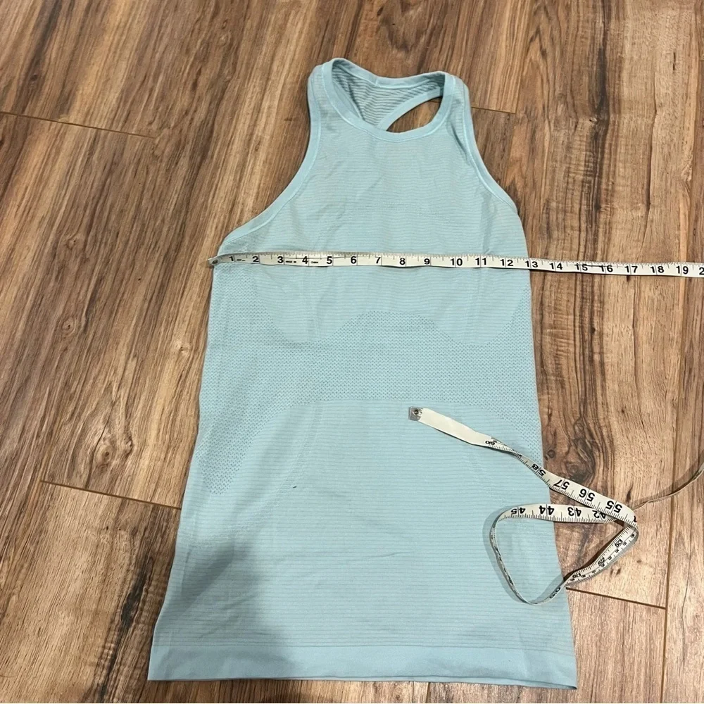 Lululemon Swiftly Razorback Tank Blue